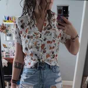 vintage floral top